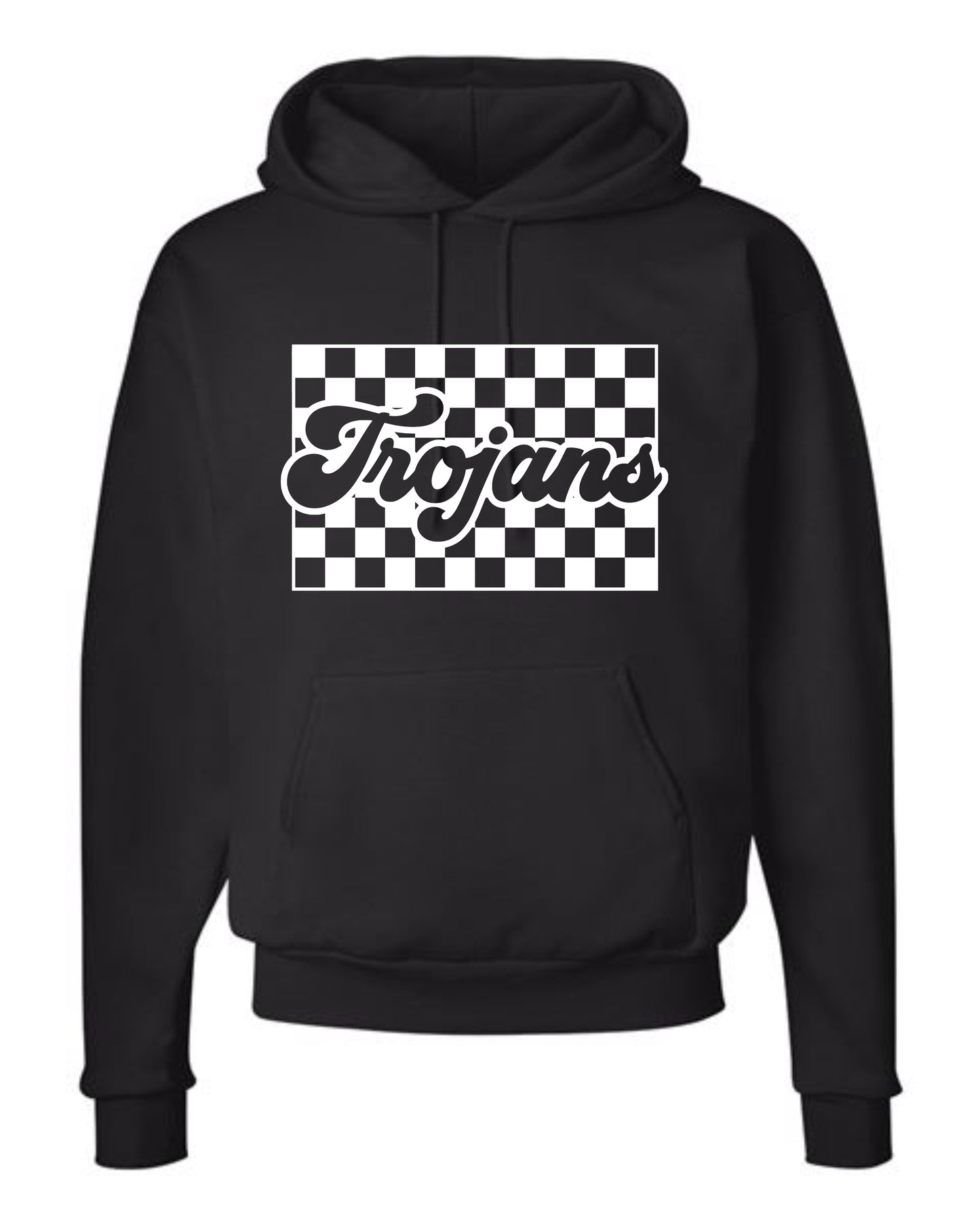 Trojan Check Hoodie