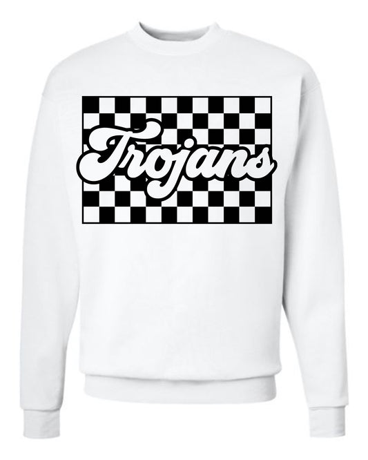 Trojan Check White